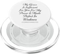 My Grace Is Sufficient For You Made Perfect 2 Corinthians 12 PopSockets PopGrip for MagSafe