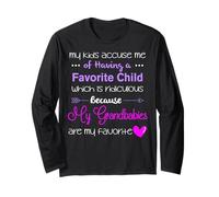 My Grandbabies are My Favorite Funny Grandma Birthday Long Sleeve T-Shirt