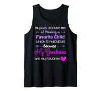 My Grandbabies are My Favorite Funny Grandma Birthday Tank Top