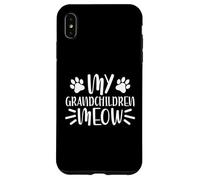 My Grandchildren Meow Cat Grandma Case for iPhone XS Max