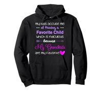 My Grandkids Are My Favorite Funny Grandma Pullover Hoodie