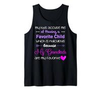 My Grandkids are My Favorite Funny Grandma Tank Top