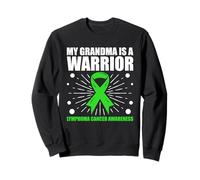 My Grandma Is A Warrior Lymphoma Cancer Awareness Support Sweatshirt