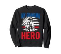 MY Grandma IS MY Hero Firefighter Grandma Hero Sweatshirt