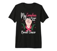 My Grandma is Stronger Than Breast Cancer Awareness Premium T-Shirt