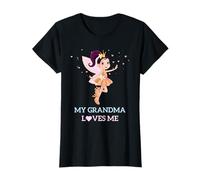 My Grandma Loves Me Cute Flying Fairy Hearts T-Shirt
