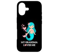 My Grandma Loves Me Cute Mermaid Sea Hearts Case for iPhone 17