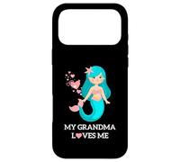 My Grandma Loves Me Cute Mermaid Sea Hearts Case for iPhone 17 Pro Max