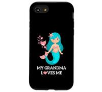 My Grandma Loves Me Cute Mermaid Sea Hearts Case for iPhone SE (2020) / 7/8