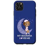 My Grandma Loves Me Cute Moon Sleepy Girl Graphic Case for iPhone 11 Pro Max
