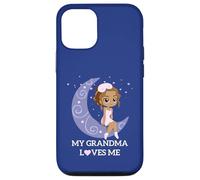 My Grandma Loves Me Cute Moon Sleepy Girl Graphic Case for iPhone 12/12 Pro