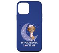 My Grandma Loves Me Cute Moon Sleepy Girl Graphic Case for iPhone 12 mini