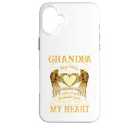 My Grandpa in Heaven Watching Over Me Case for iPhone 16 Plus