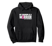 My Grandpa is a Warrior Cleft Lip and Palate Awareness Pullover Hoodie
