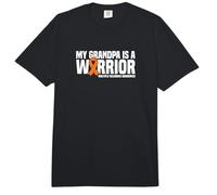 My Grandpa is a Warrior MS Multiple Sclerosis Awareness Comfort Colors Adult Heavyweight T-Shirt