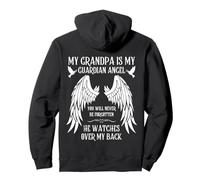 My Grandpa is My Guardian Angel In Heaven Memory Memorial Pullover Hoodie