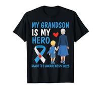 My Grandson is My Hero Diabetes Awareness 2026 Proud Nana T-Shirt