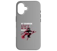 My Grandson Is The Man In The Iron Mask Baseball Catcher Case for iPhone 16
