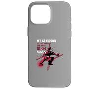 My Grandson Is The Man In The Iron Mask Baseball Catcher Case for iPhone 16 Pro Max