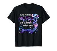 My Granny Lives in Heaven Memorial Grandma Grandchild T-Shirt