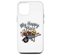 My Graphic Gardening Wheelbarrow Straw Hat Nature Case for iPhone 12/12 Pro