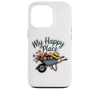 My Graphic Gardening Wheelbarrow Straw Hat Nature Case for iPhone 13 Pro