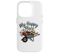 My Graphic Gardening Wheelbarrow Straw Hat Nature Case for iPhone 14 Pro