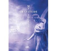 My Gratitude Journal | 8.5” x 11” | 90 College-Ruled Pages with Daily Bible Verses | Angel in the Sky Cover