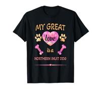 My great love is an Northern-Inuit-Dog T-Shirt