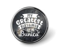 My Greatest Blessings Call Me Bunica Pins Pack Inspirational Lettering Saying Pins For Backpacks Heart Warming Button Pins Funny Lapel Pins Accessory For Backpacks Badges