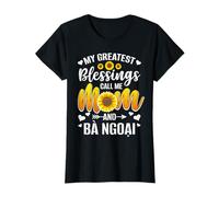 My Greatest Blessings Call Me Mom and Ba Ngoai Sunflower T-Shirt