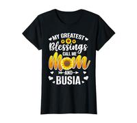 My Greatest Blessings Call Me Mom and Busia Sunflower T-Shirt