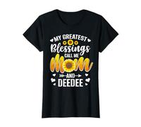 My Greatest Blessings Call Me Mom and Deedee Sunflower T-Shirt