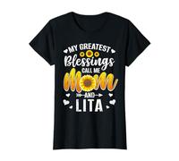 My Greatest Blessings Call Me Mom and Lita Sunflower T-Shirt