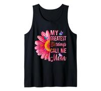 My Greatest Blessings Call Me Mom Mothers Day Mama Cute Mom Tank Top