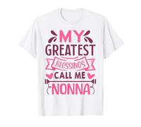 My Greatest Blessings Call Me Nonna Grandma T-Shirt