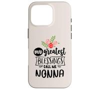 My Greatest Blessings Call Me Nonna Italian Grandma Women Case for iPhone 16 Pro