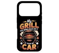 My Grill Has More Miles On It Than My Car BBQ Pitmaster Case for iPhone 17 Pro