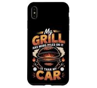 My Grill Has More Miles On It Than My Car BBQ Pitmaster Case for iPhone XS Max