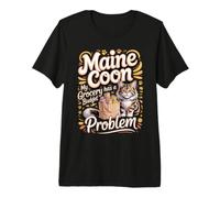My Grocery Budget Has a Maine Coon Problem Cat Lover Premium T-Shirt