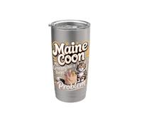 My Grocery Budget Has a Maine Coon Problem Cat Lover Stainless Steel Insulated Tumbler