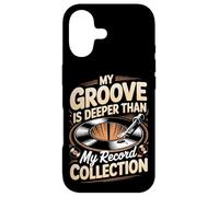 My Groove Is Deeper Than My Record Collection Vinyl Lover Case for iPhone 17
