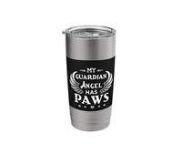My Guardian Angel Has Paws Stainless Steel Insulated Tumbler