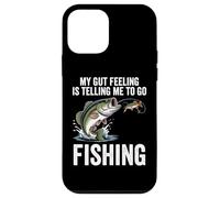 My Gut Feeling Is Telling Me To Go Fishing Funny Fisherman Case for iPhone 12 mini