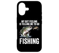 My Gut Feeling Is Telling Me To Go Fishing Funny Fisherman Case for iPhone 17
