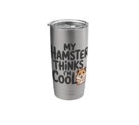 My Hamster Thinks I'm Cool, Cute Rodent Pet Stainless Steel Insulated Tumbler