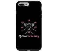 My Hands Do The Talking Non Verbal Awareness Sign Case for iPhone 7 Plus/8 Plus