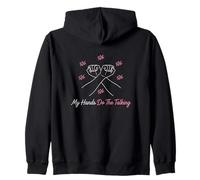 My Hands Do The Talking Non Verbal Awareness Sign Zip Hoodie