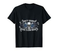 My Hands May Be Dirty My Money is Clean Mechanic Fathers Day Value Graphic T-Shirt