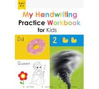 My Handwriting Practice Workbook for Kids: ABC Print Handwriting Book with Sight Words. Letter Tracing Activities for PreK, Kindergarten and Kids Ages 3 - 5